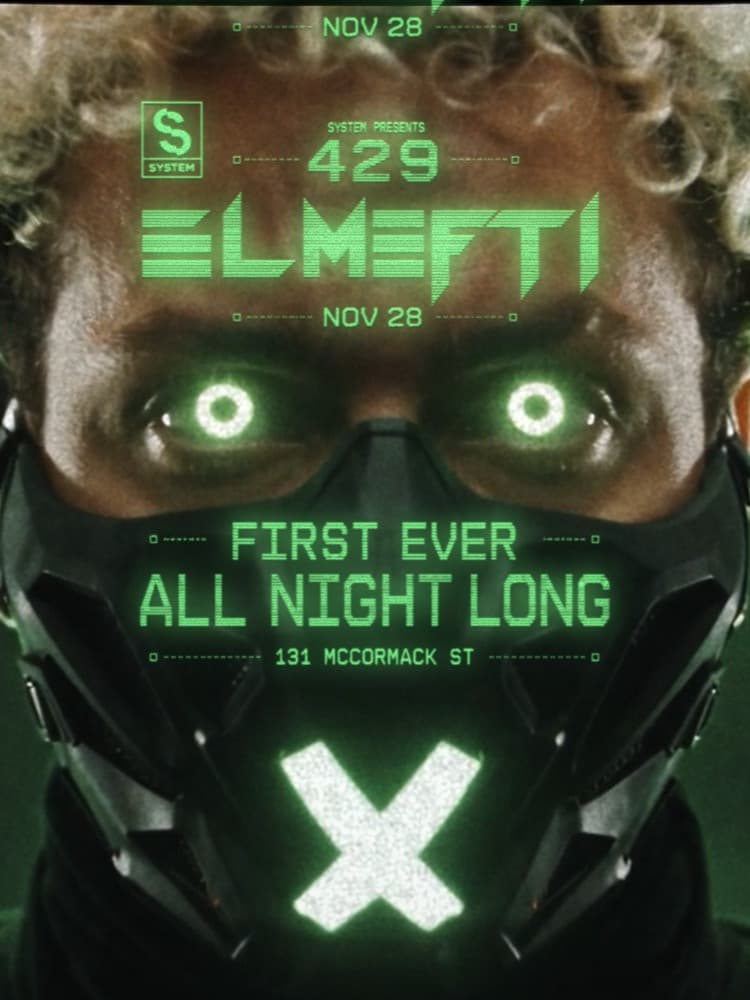 429: El Mefti All Night Long flyer