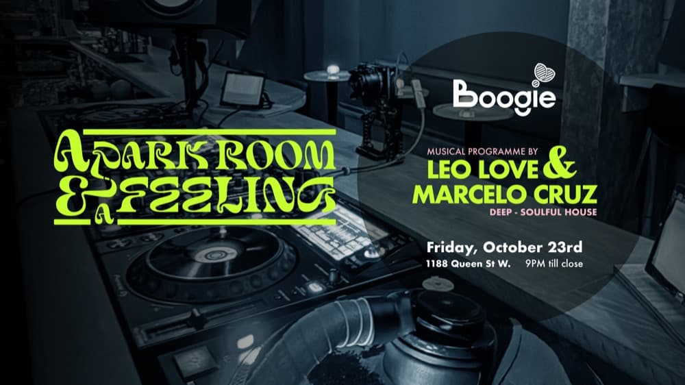 A Dark Room & A Feeling flyer