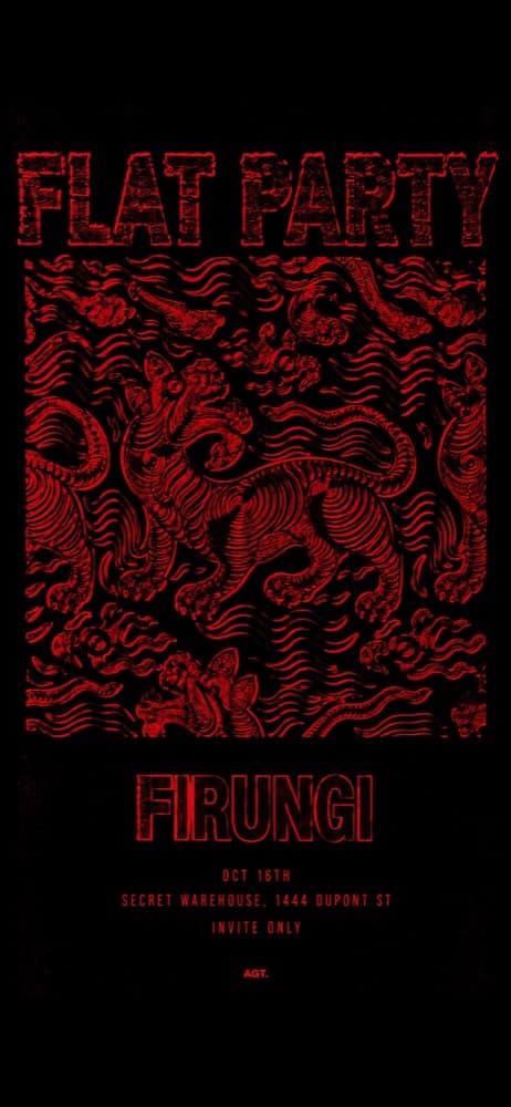 AGT FLAT PARTY - Firungi flyer