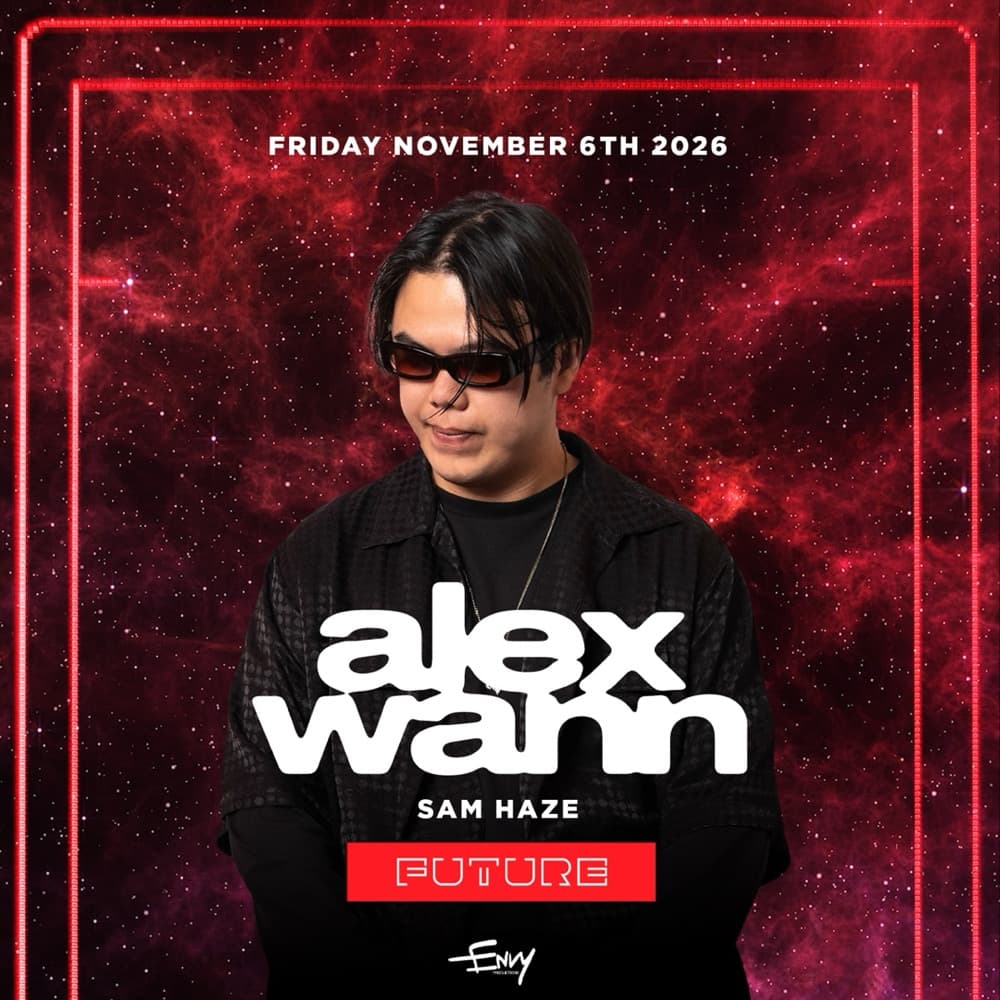 Alex Wann flyer, Future, 2026-11-06