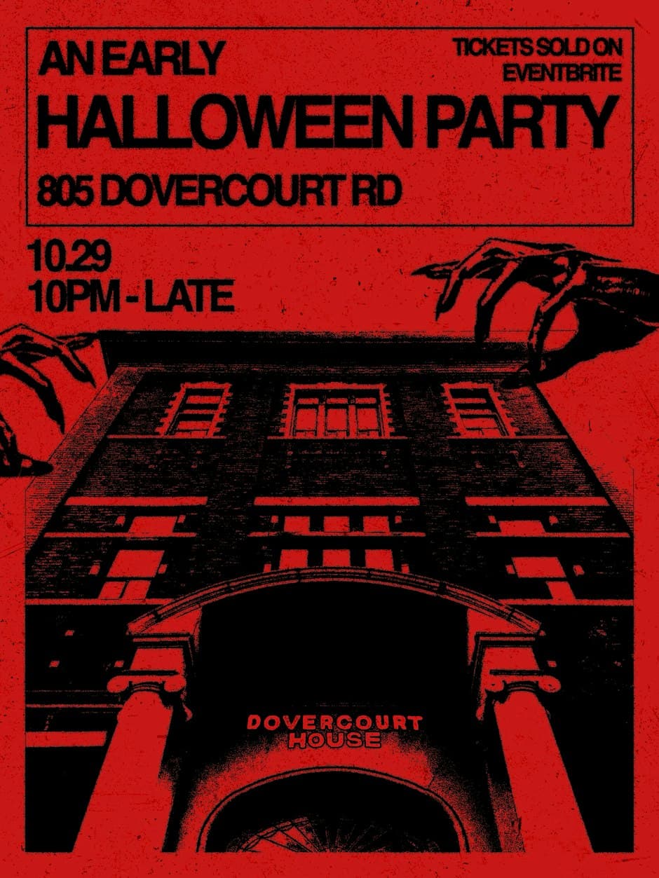 An Early Halloween Party flyer, La Plaza, 2026-10-29