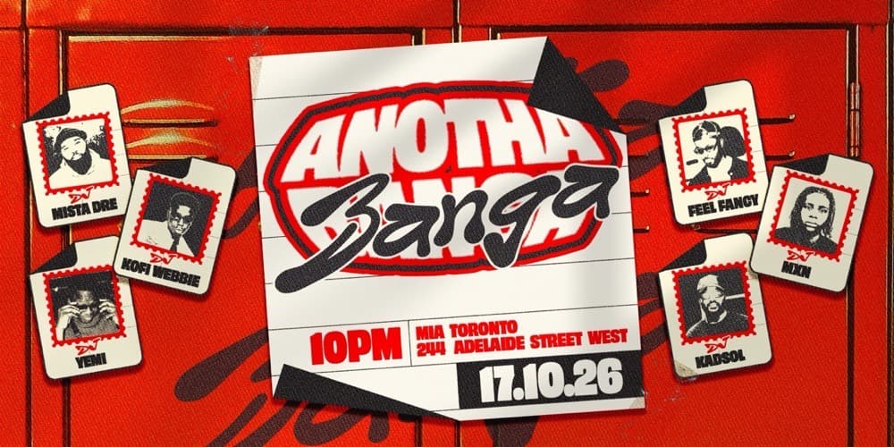 Anotha Banga Afrobeats and Amapiano flyer, Saturday October 17 at Mia