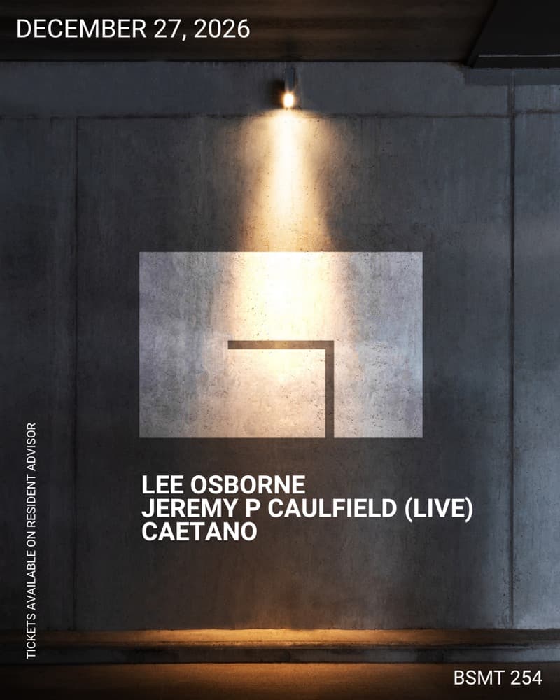 Assemble Records flyer: December 27, 2026, Lee Osborne, Jeremy P Caulfield (live), Caetano, Bsmt 254