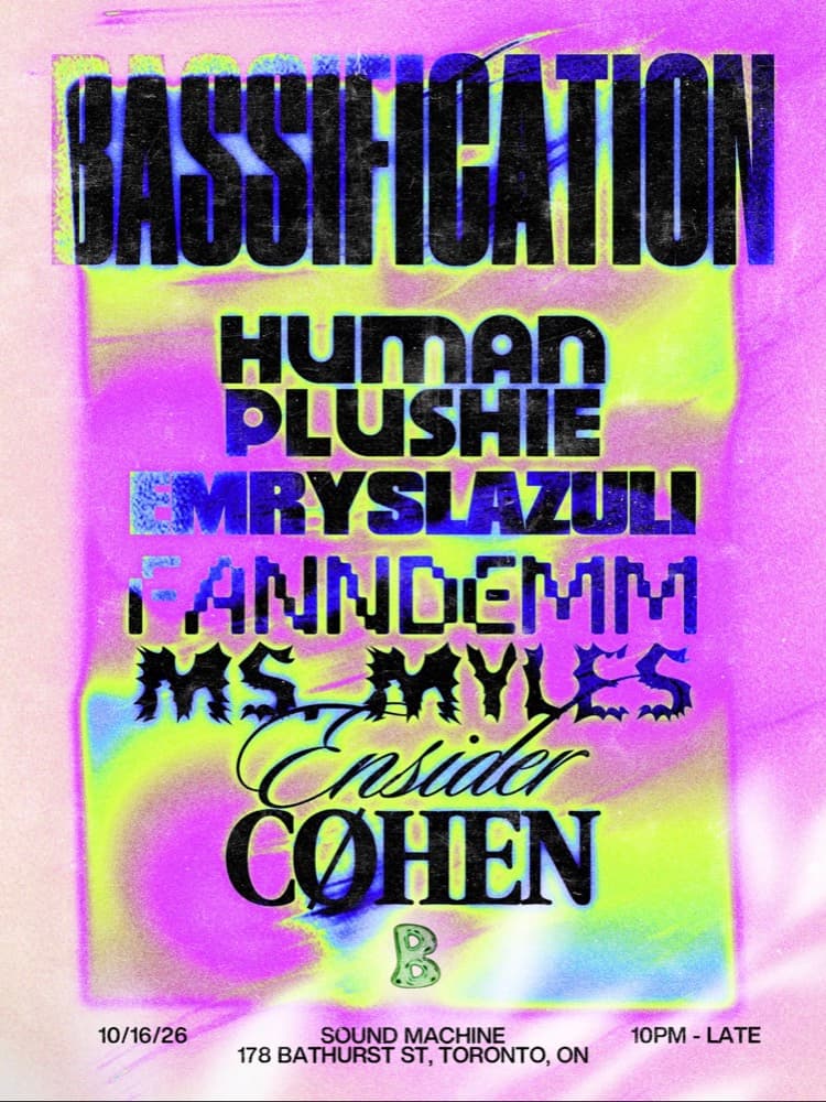 BASSIFICATION: human plushie, EMRYSLAZULI, Fanndemm, MS.MYLES, COHEN & ENSIDER flyer