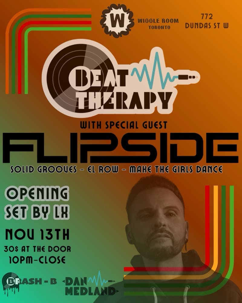 Beat Therapy with Flipside flyer