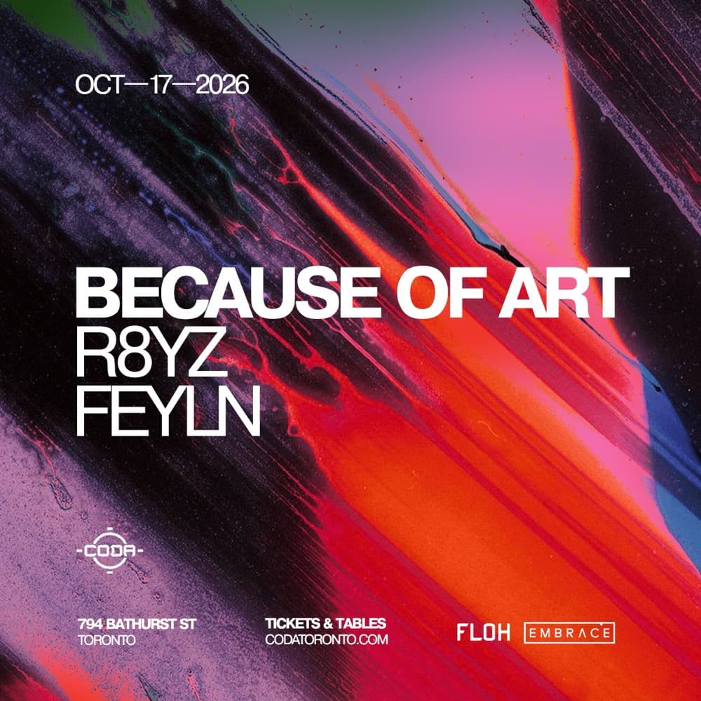 Because of Art flyer, Coda, 2026-10-17