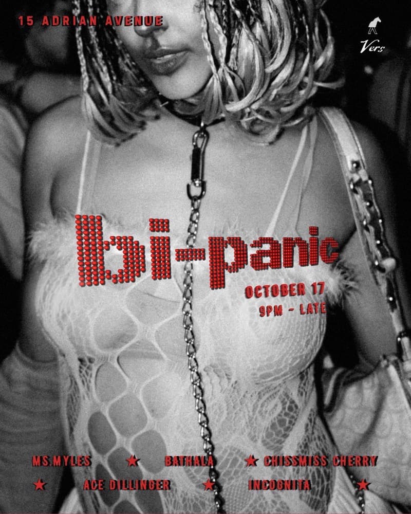 BI-PANIC ✩ presented by Traxx n Feels & Sovereignty FM flyer