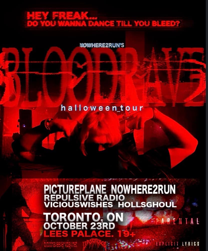 BLOODRAVE: TORONTO flyer
