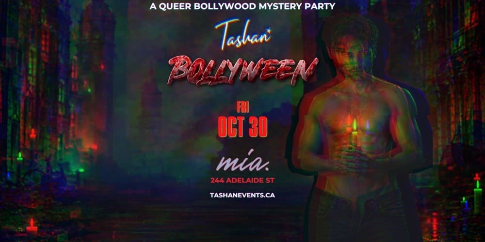 Tashan presents Bollyween flyer, Friday October 30 at Mia