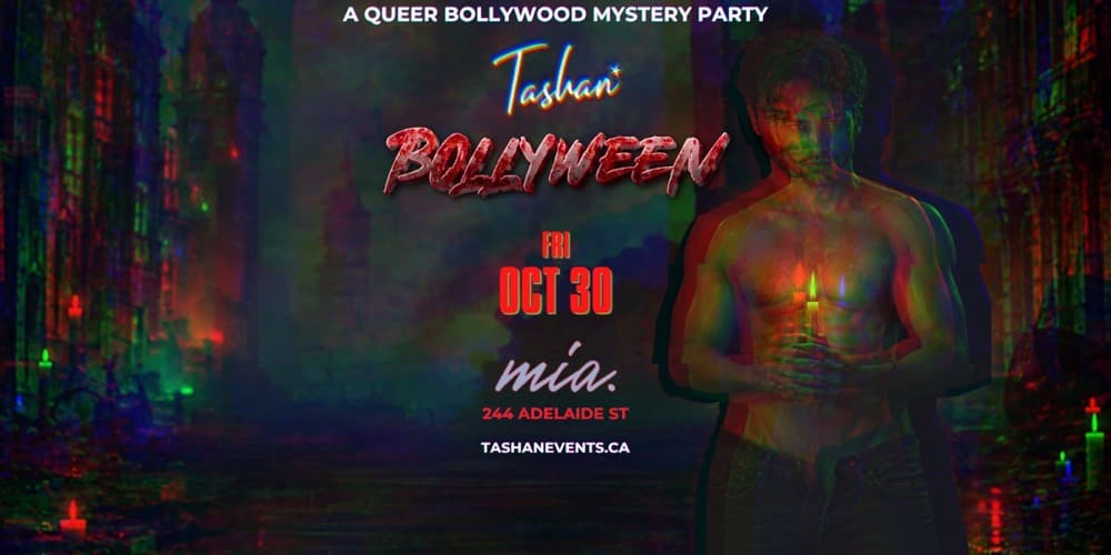 Tashan presents Bollyween flyer, Friday October 30 at Mia Toronto