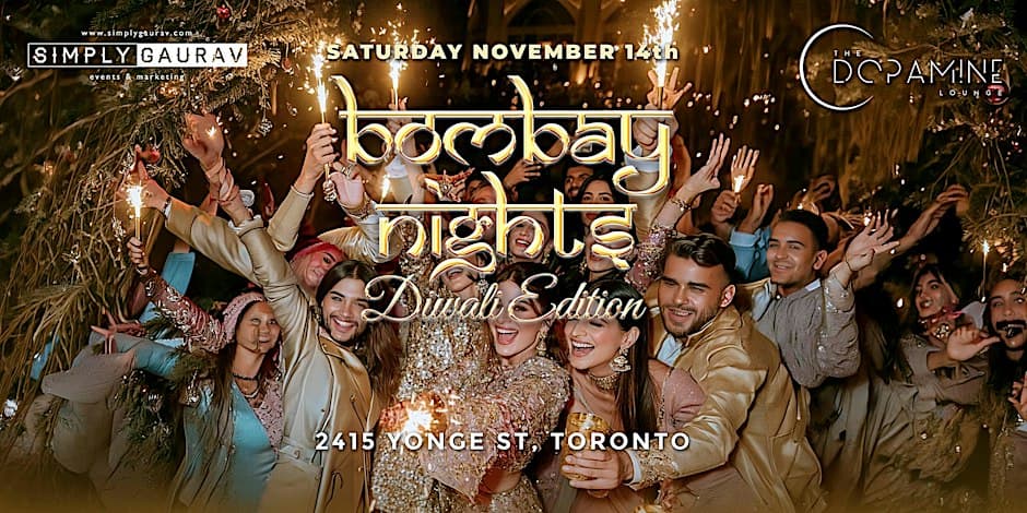 BOMBAY NIGHTS | DIWALI EDITION flyer, The Dopamine Lounge, 2026-11-14