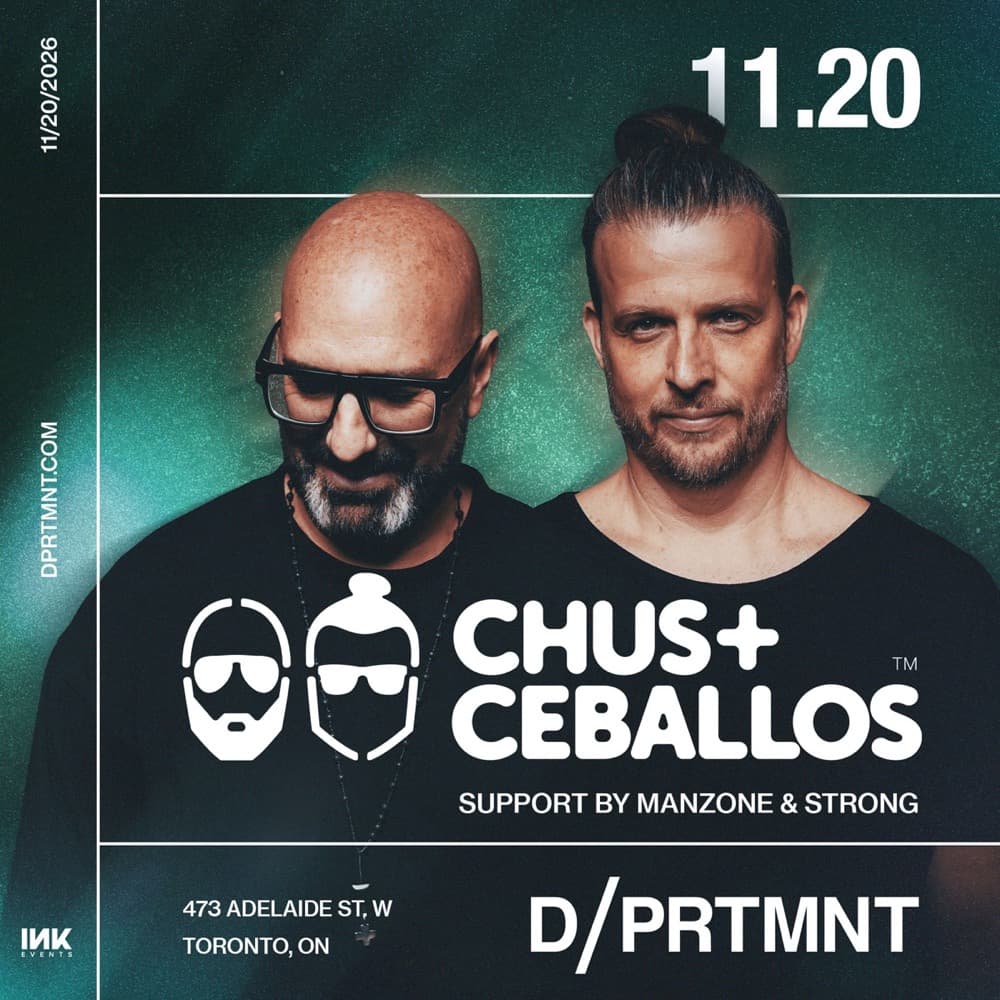Chus & Ceballos flyer, DPRTMNT, 2026-11-20