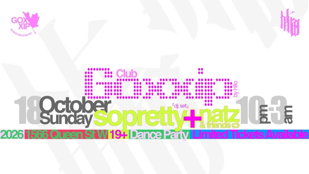Club goxxip flyer