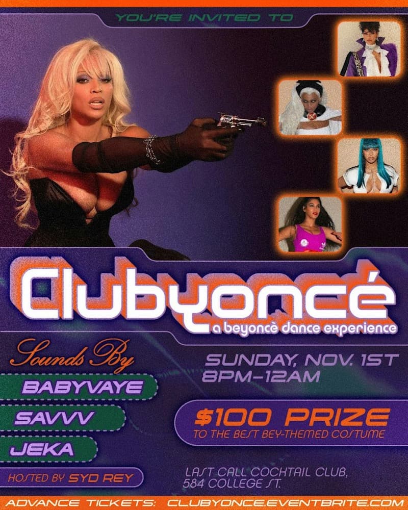 CLUBYONCÉ flyer
