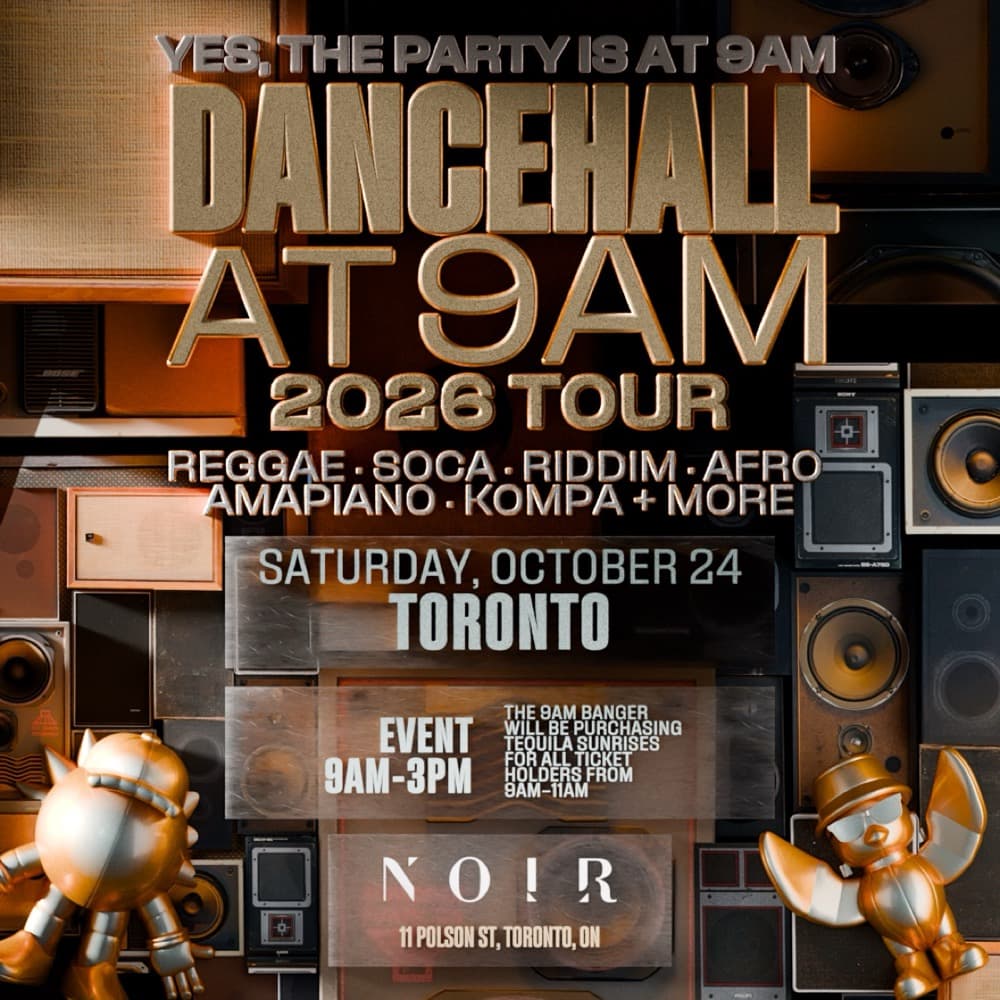 Dancehall at 9AM flyer, Rebel, 2026-10-24
