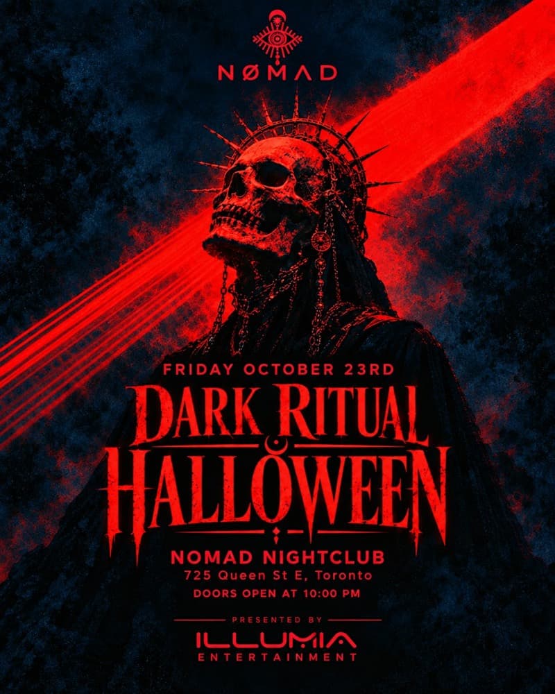 Dark Ritual Halloween flyer