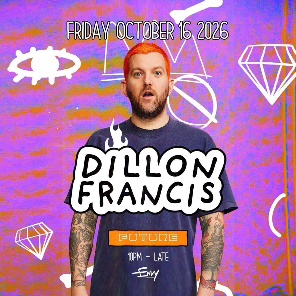 Dillon Francis flyer, Future, October 16