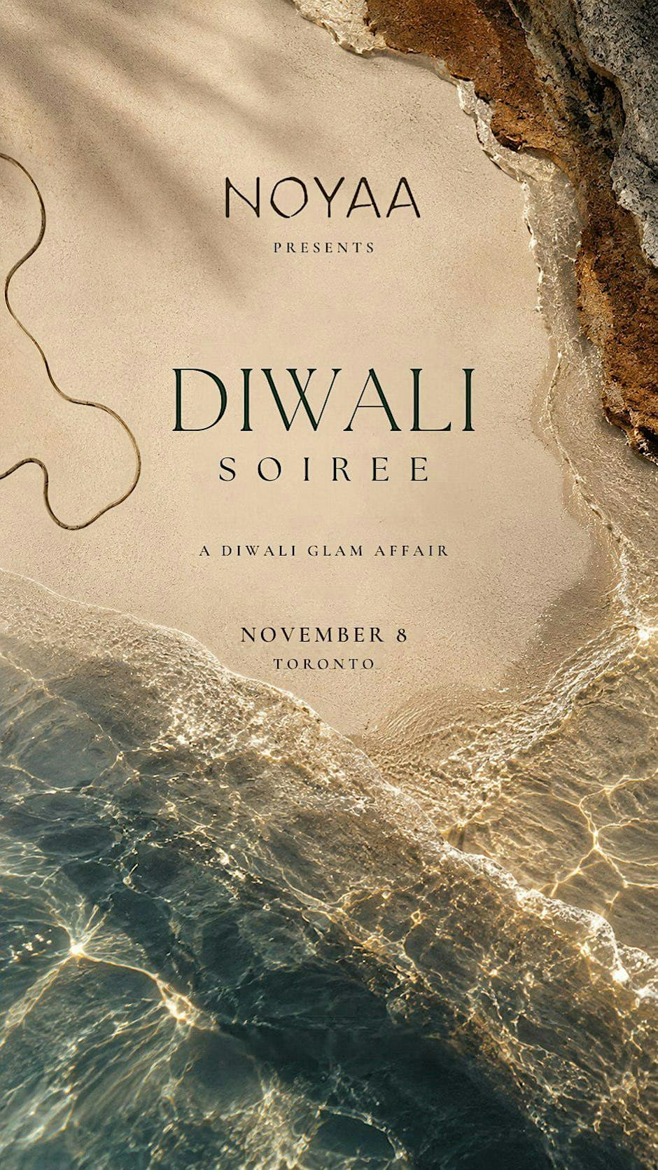 Diwali Soirée flyer, NOYAA, 2026-11-08