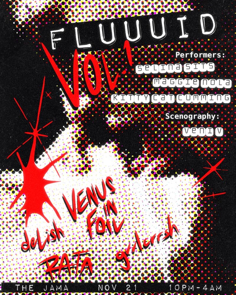 Fluuuid Vol. 1 flyer, The Jama, 2026-11-21