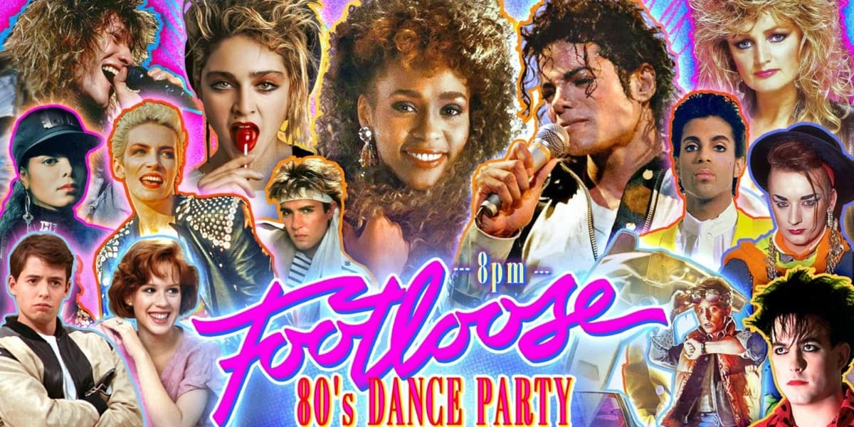 Footloose 80's Dance Party (Vol. 3) flyer, Adelaide Hall