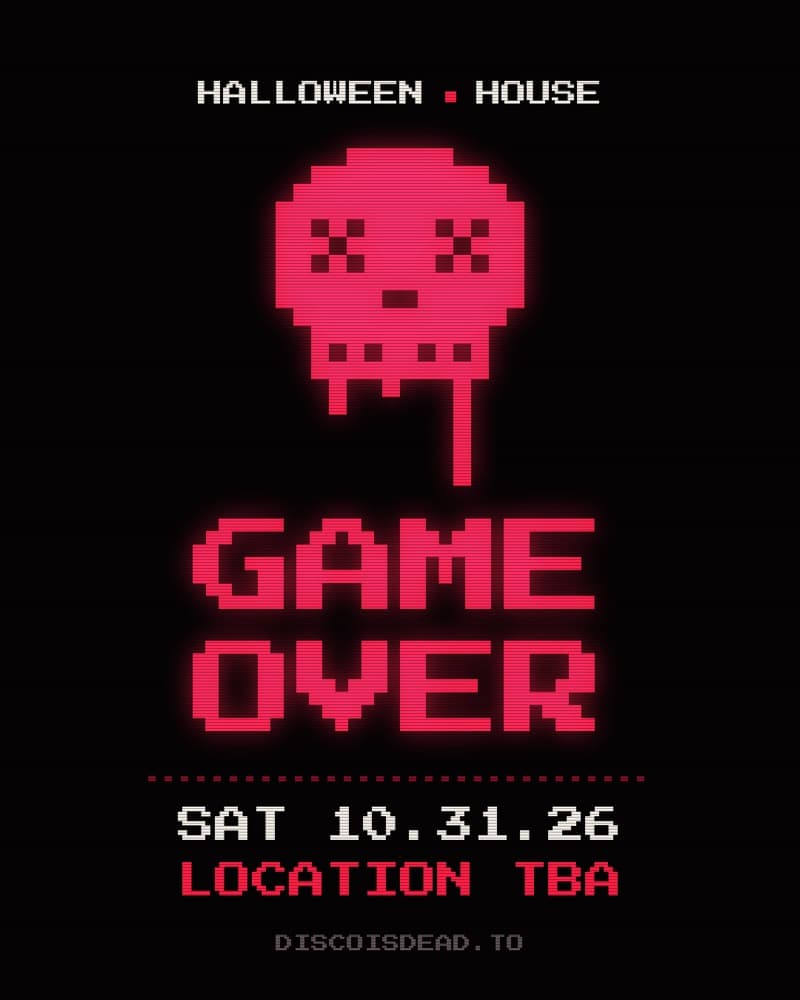 GAME OVER: Halloween flyer