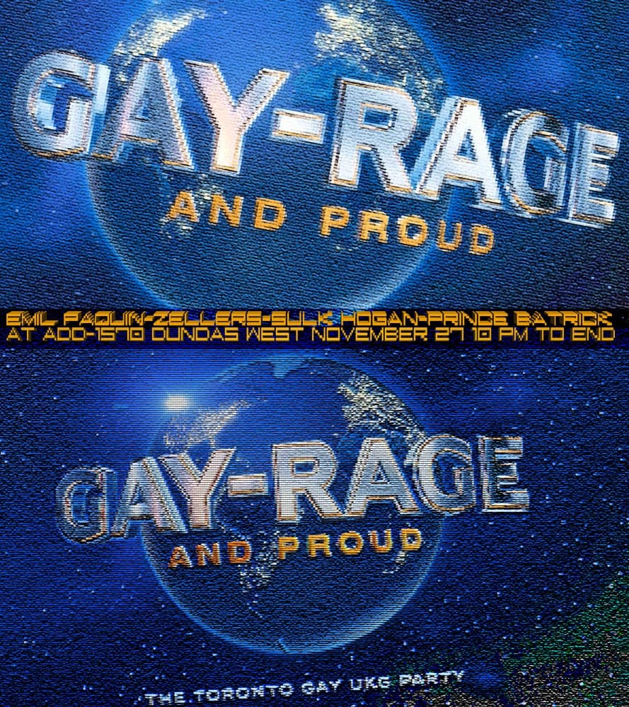 GAP: GAY-RAGE AND PROUD...(the return) flyer