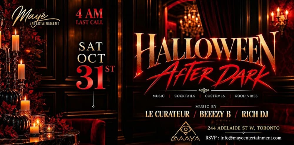Halloween After Dark flyer
