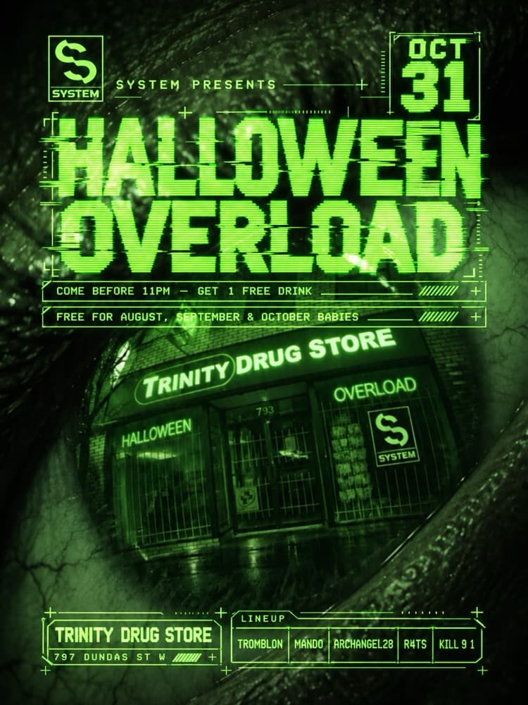 HALLOWEEN OVERLOAD flyer
