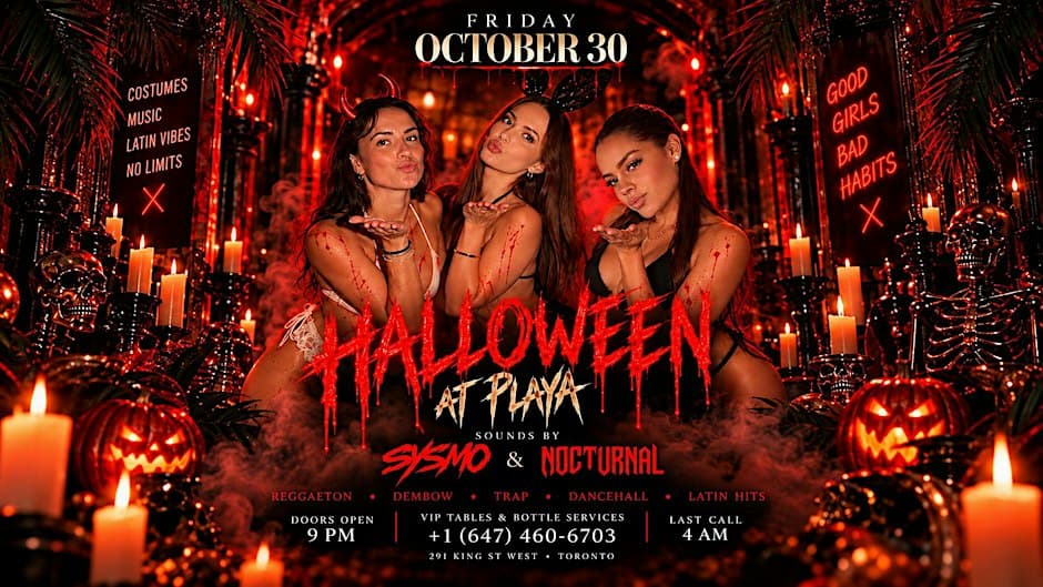 HALLOWEEN PARTY flyer, Playa by Tulum, 2026-10-30