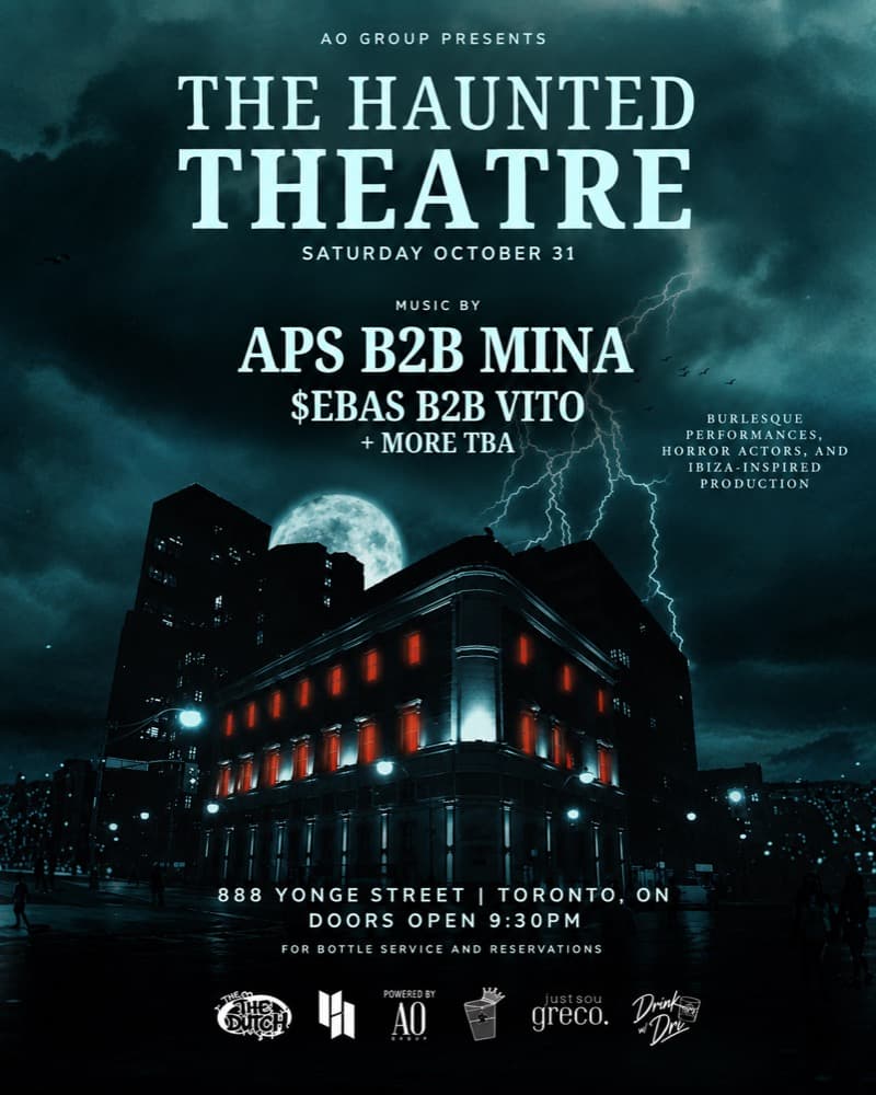 Halloween - The Haunted Theatre flyer