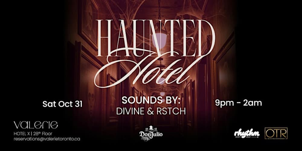 Haunted Halloween flyer