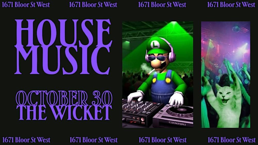Haunted House: Halloween House Music Night flyer
