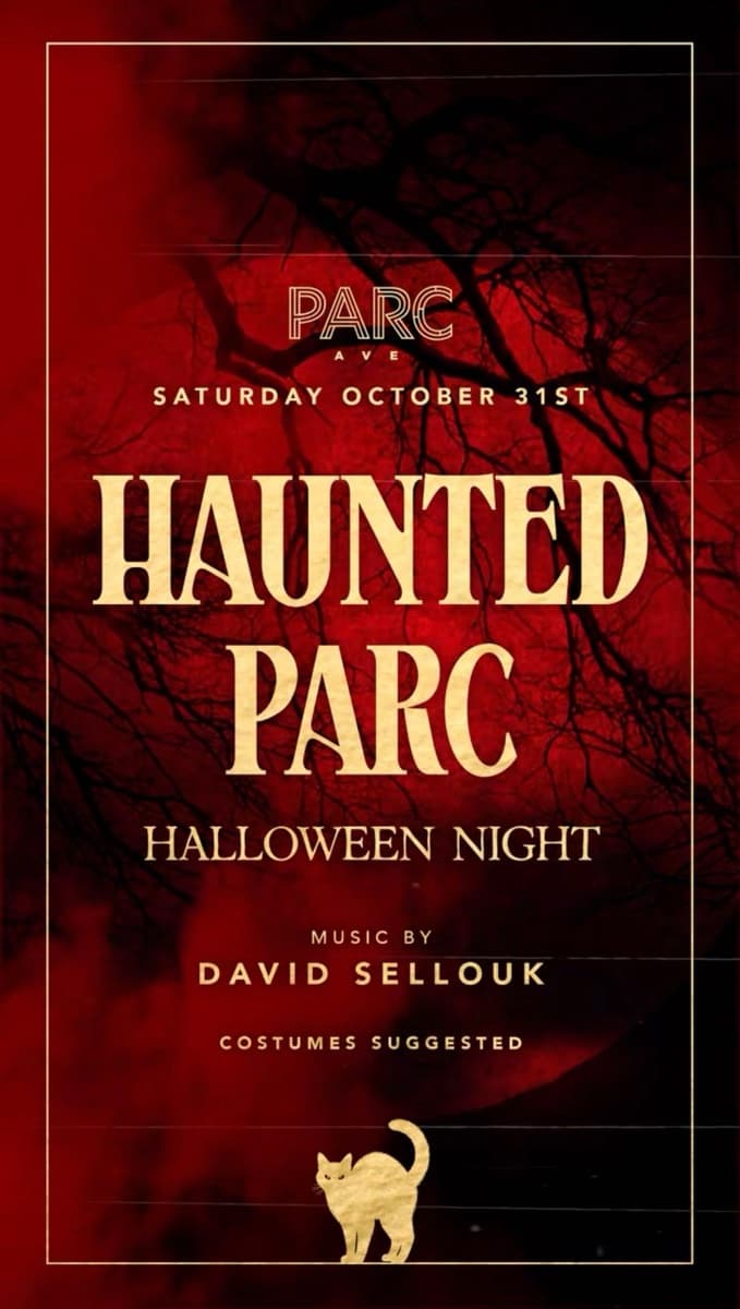 Haunted Parc at Parc Ave flyer, Parc Ave