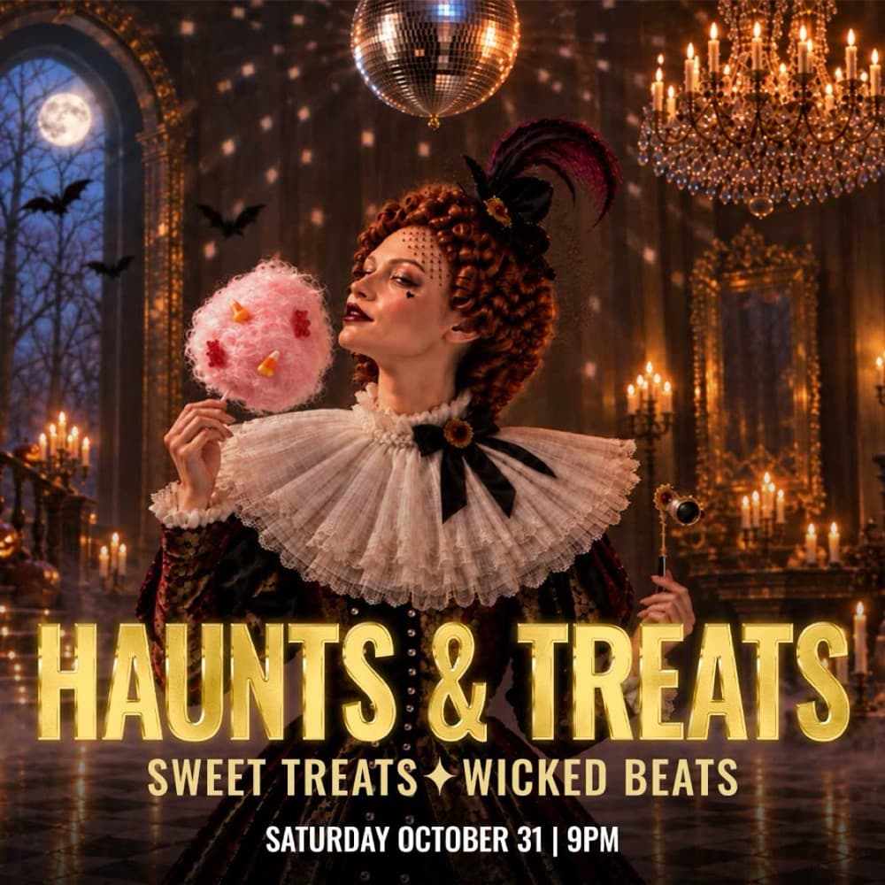 Haunts & Treats Halloween Saturday flyer, October 31 at The Fifth Social Club