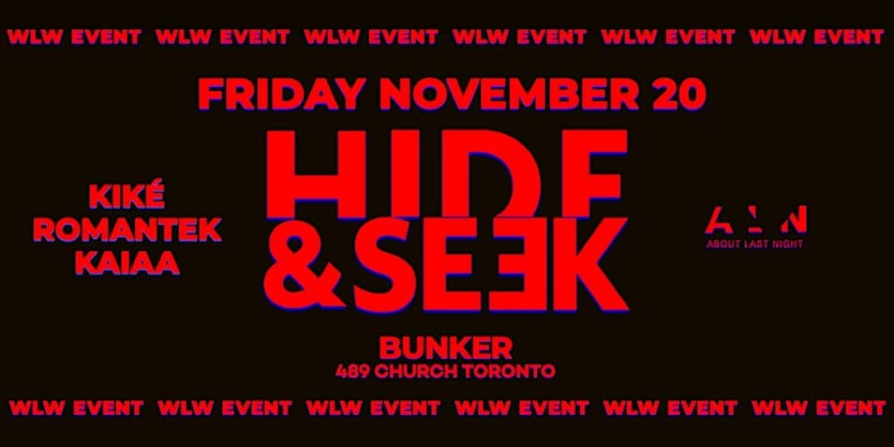 Hide & Seek flyer