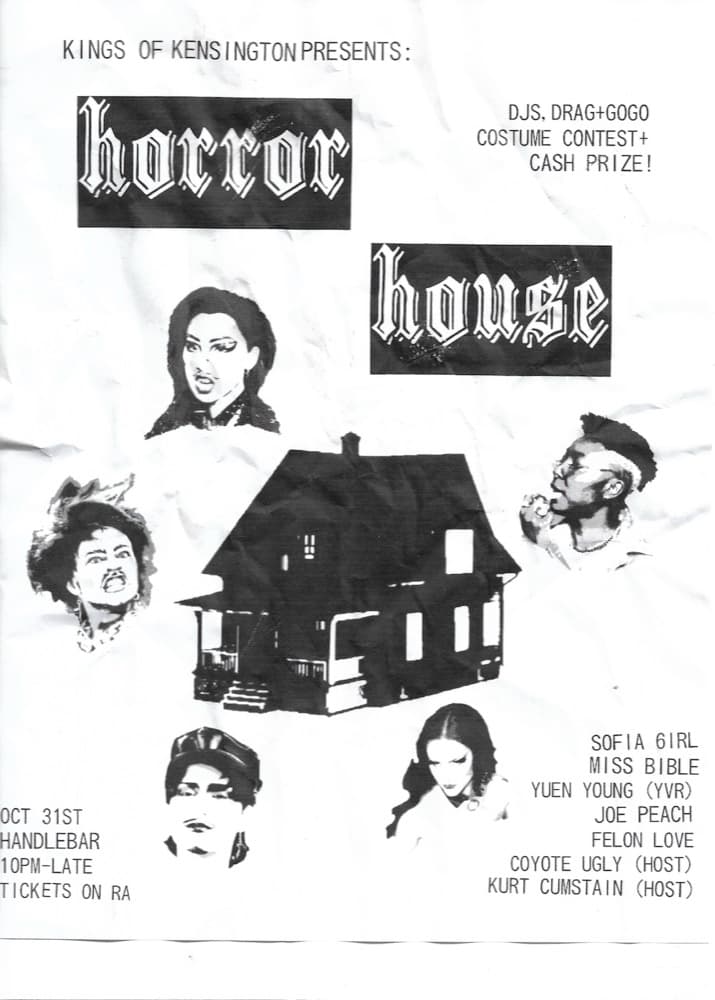 Horror House flyer