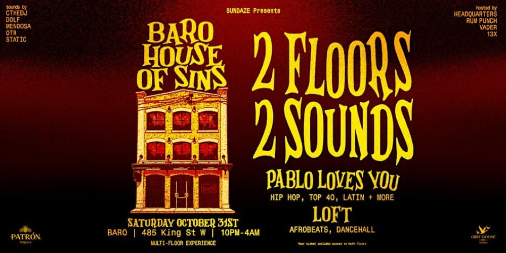 House of Sins: Halloween Night flyer