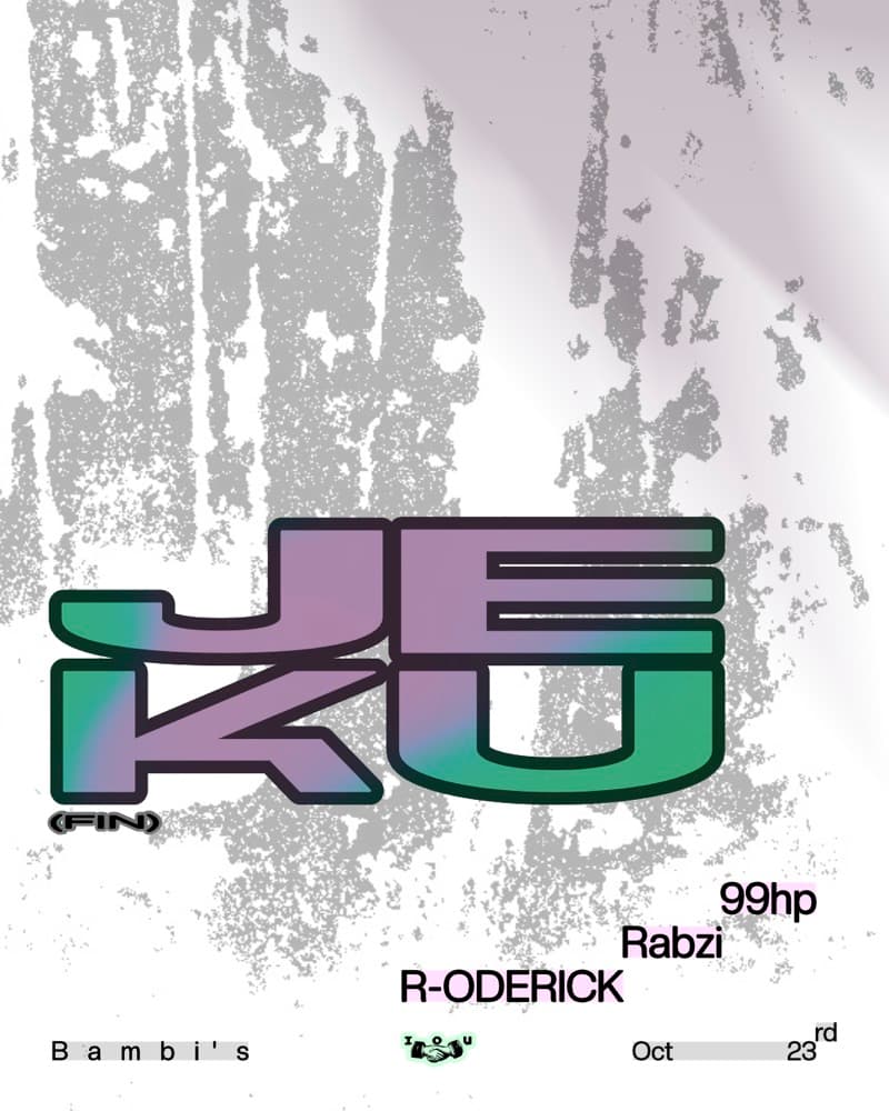 IOU presents Jeku (FIN) flyer