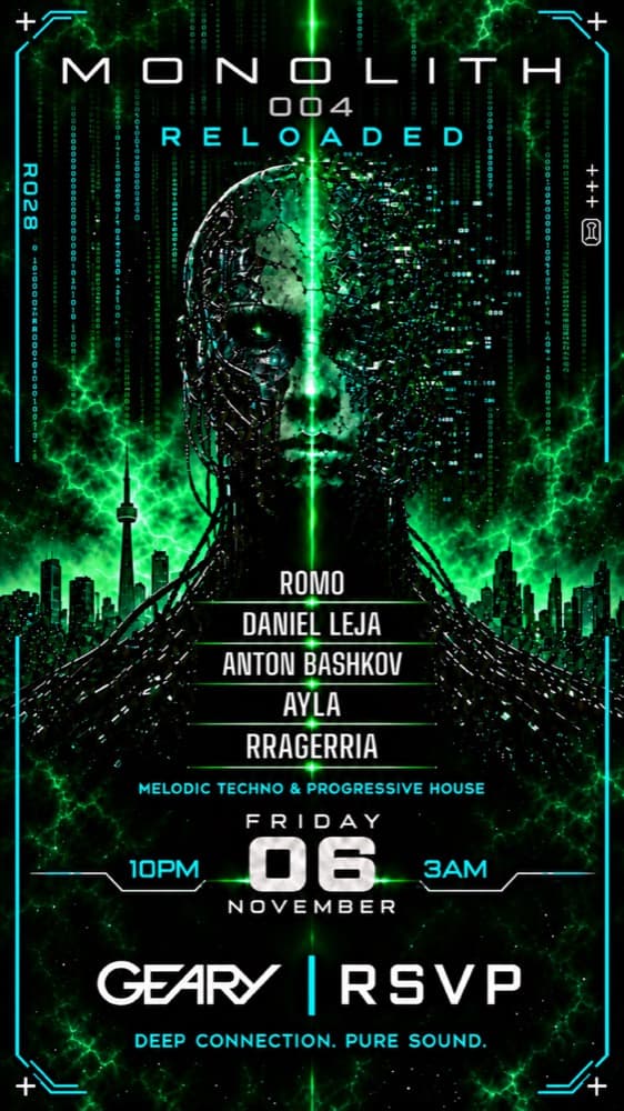MONOLITH 004: RELOADED flyer