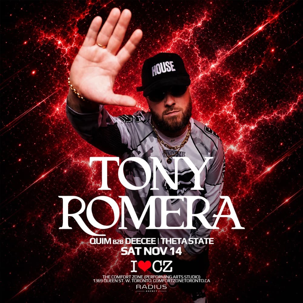 Morning Mass pres. Tony Romera flyer, The Comfort Zone, 2026-11-14