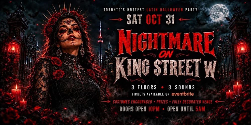 NIGHTMARE ON KING STREET - Toronto's Hottest Latin Halloween Party event image