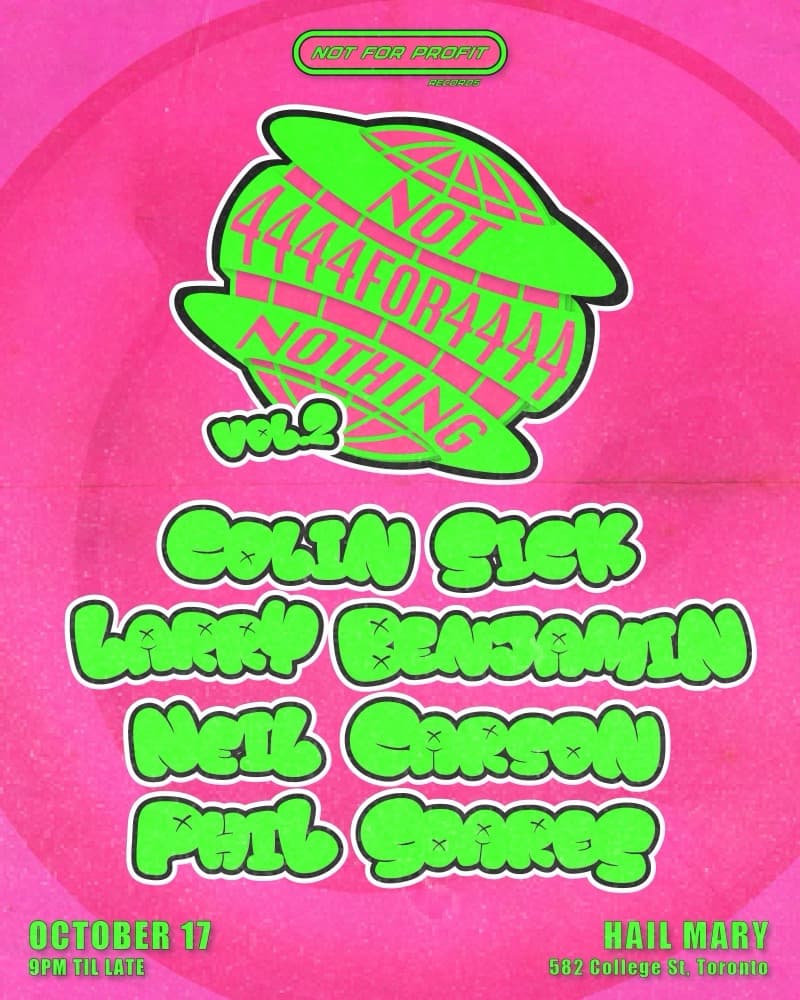 Not For Nothing Vol. 2 flyer