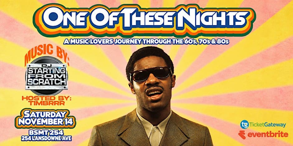 One Of These Nights flyer, Bsmt 254, 2026-11-14