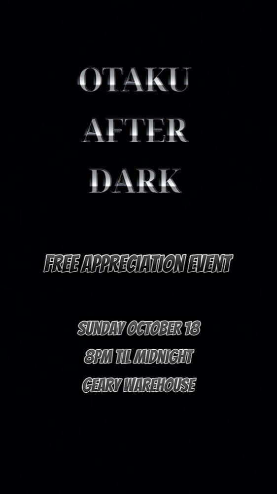 Otaku After Dark flyer