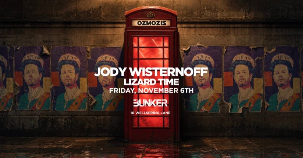 Ozmozis presents Jody Wisternoff flyer