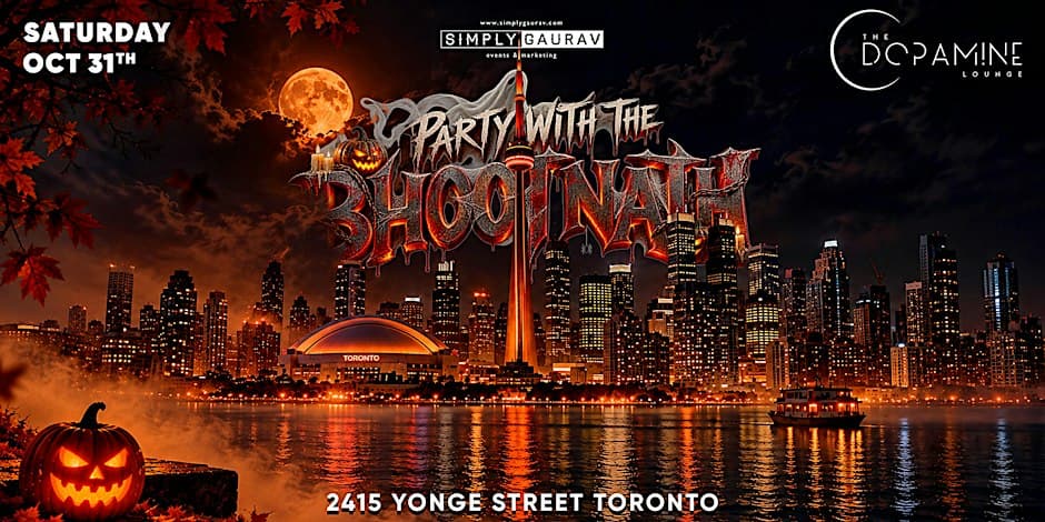 PARTY WITH THE BHOOTHNATH flyer, The Dopamine Lounge, 2026-10-31