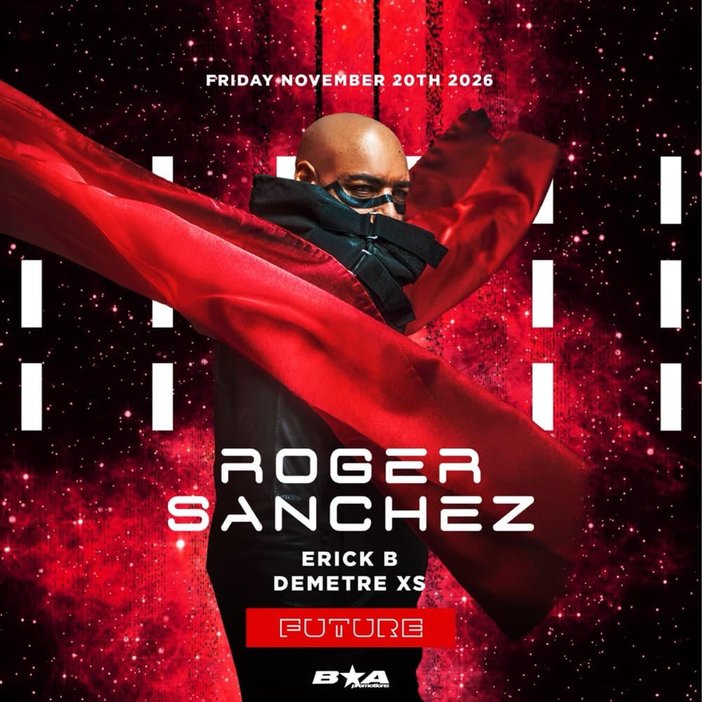 Roger Sanchez flyer, Future, 2026-11-20