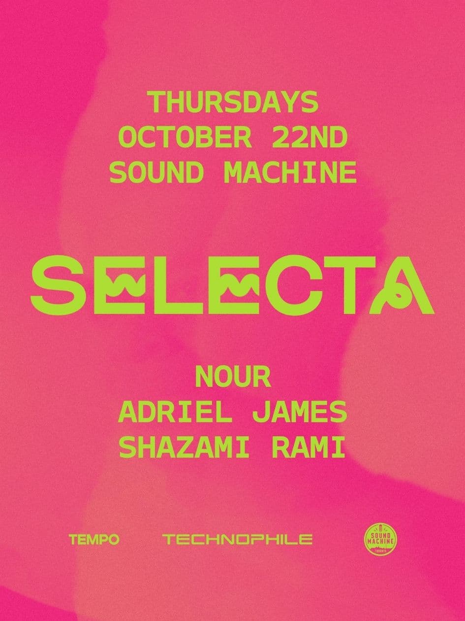 Selecta 039 flyer, Sound Machine, 2026-10-22