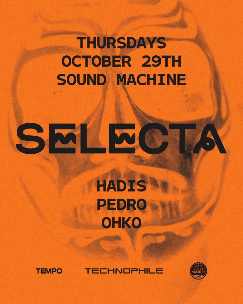 Selecta 040 flyer, Sound Machine, 2026-10-29