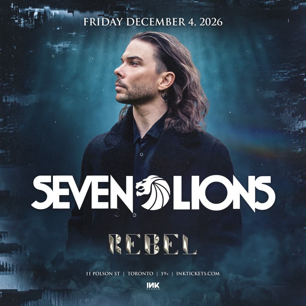 Seven Lions flyer, Rebel, Friday December 4 2026